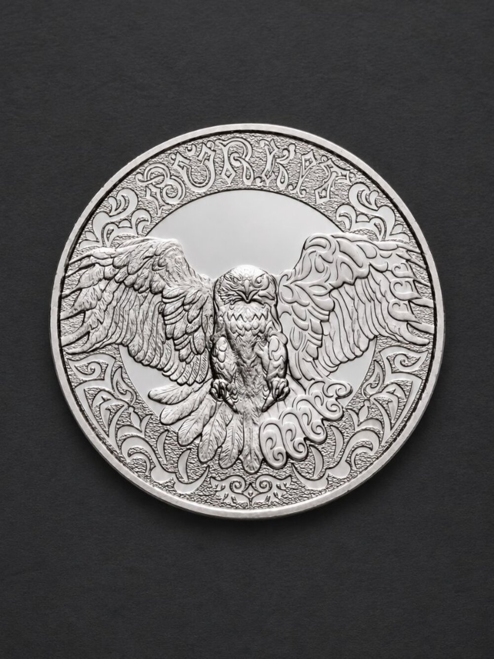 2022 Kazakhstan 100 Tenge Burkit Golden Eagle BU Coin in Card - Only 30,000